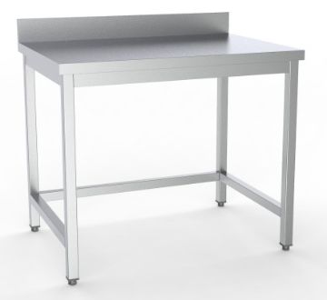 Picture of Combisteel 600 mm Open-Frame Worktable with Upstand - 1000 mm