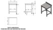 Picture of Combisteel 600 mm Open-Frame Worktable with Upstand - 800 mm