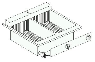 Picture of Combisteel Electric Fryer 2 x 10 L - 11 kW