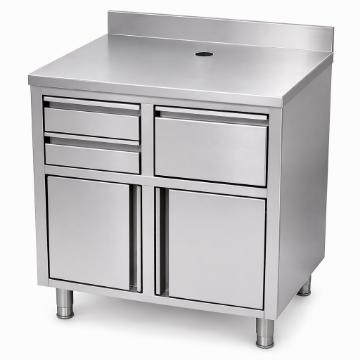 Picture of Combisteel Stainless Steel Coffee Worktable - 1000 mm Wide