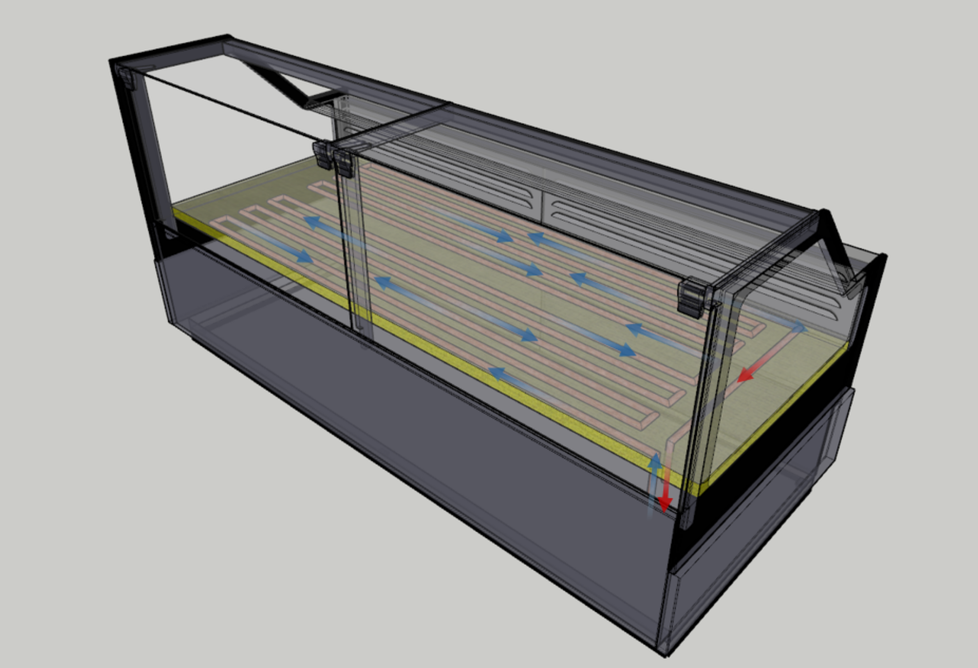 Picture of Combisteel Rick 4.0 Meat Display with Plate Cooling - 1487 L