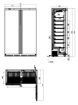 Picture of Combisteel White Two-Door Freezer - 744 L