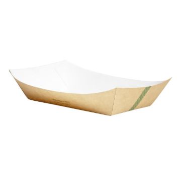 Picture of Vegware Kraft Food Tray Medium 8x5.5" (275 Pack)