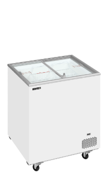 Picture of Tefcold IC202SC Chest freezer with flat sliding glass lids