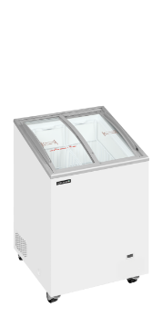 Picture of Tefcold IC102SCEB Sliding Curved Glass Lid Chest Freezer