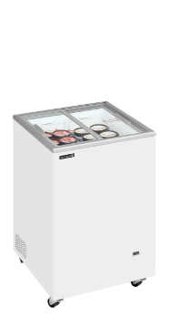 Picture of Tefcold IC102SC Chest freezer with flat sliding glass lids