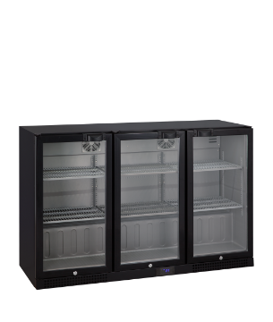Picture of Tefcold DB302H Backbar with three hinged glass doors