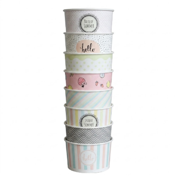 Picture of 5oz mix pastels ice cream cups (32x25)