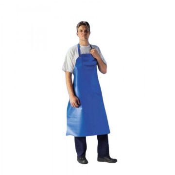 Picture of Water Resistant Apron Blue/White — Colour: Blue
