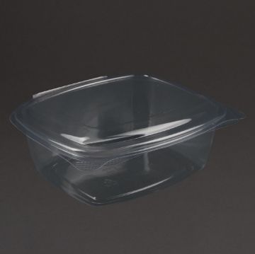 Picture of Vegware Compostable PLA Hinged-Lid Deli Containers 680ml / 24oz (200 Pack)