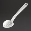 Picture of Matfer Bourgeat Exoglass Perforated Serving Spoon White 13"