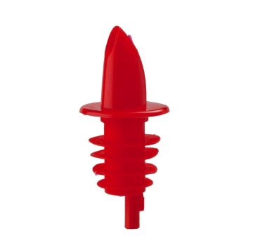 Picture of Beaumont Red Economy Freeflow Pourer (10 Pack)