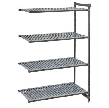 Picture of Cambro Camshelving Basics Plus Add-On Unit 4 Tier With Vented Shelves 1830(H)x 1175(W)x 610(D)mm