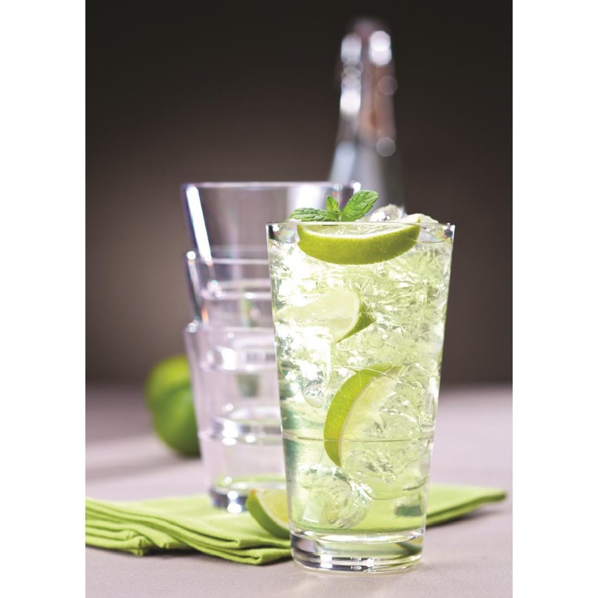Picture of Utopia Venture Stacking Pint Glasses 570ml CA Stamped (12 Pack)