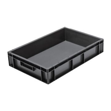 Picture of Grey Solid Stacking Container Medium 600x400x120mm