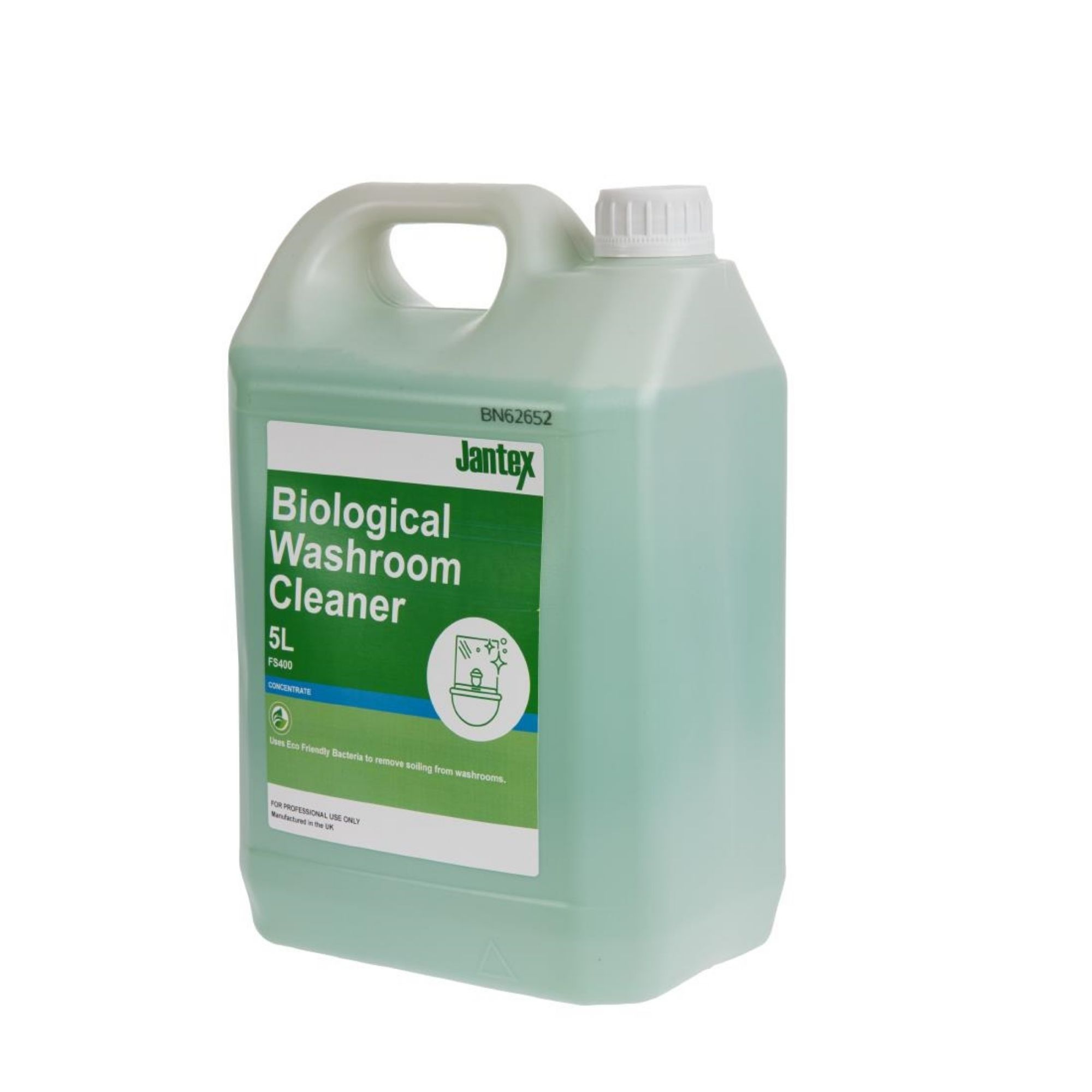 Picture of Jantex Green Biological Washroom Cleaner Concentrate 5Ltr