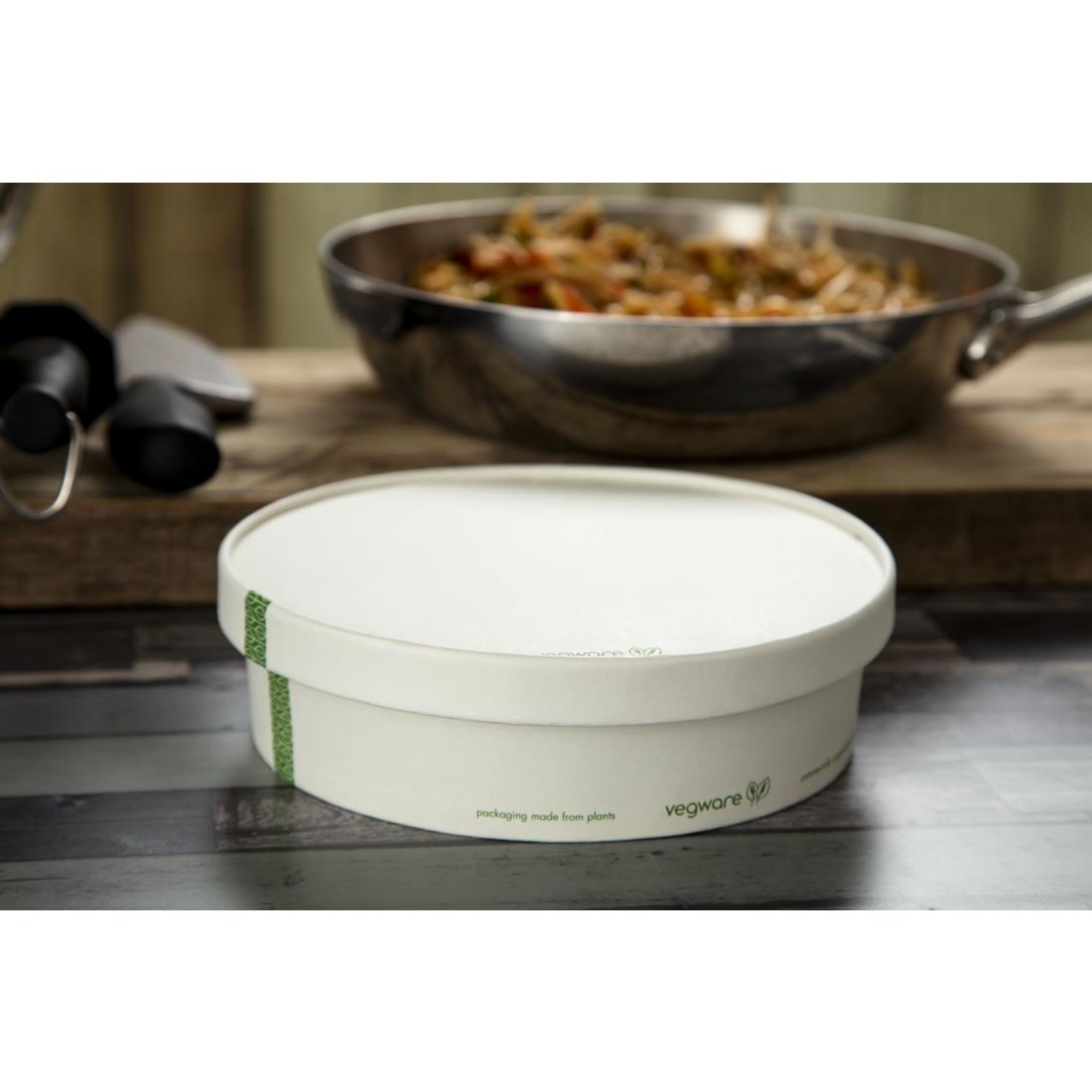 Picture of Vegware 185-Series Compostable Bon Appetit Food Bowls 26oz (300 Pack)
