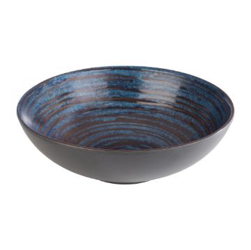 Picture of APS Loops Blue Melamine Deep Bowl 290mm