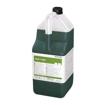 Picture of Ecolab Wash-n-Walk No-Rinse Biological Floor Cleaner Concentrate 5Ltr (2 Pack)