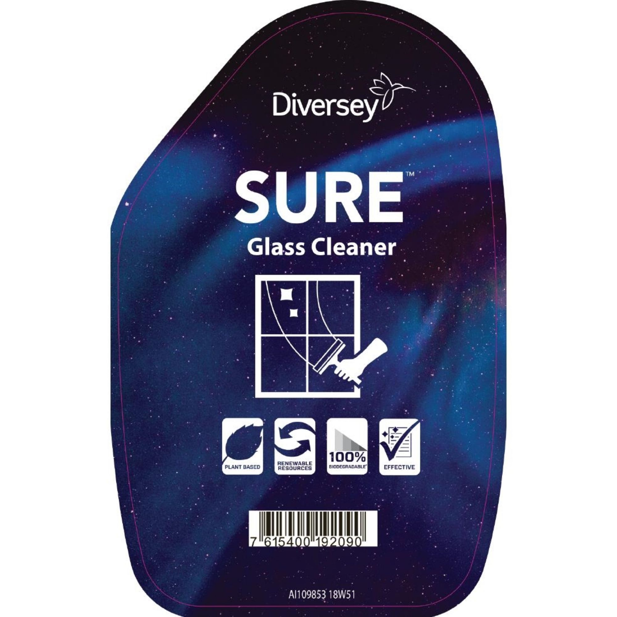 Picture of SURE Glass Cleaner / Interior and Surface Cleaner Refill Bottles 750ml (6 Pack)