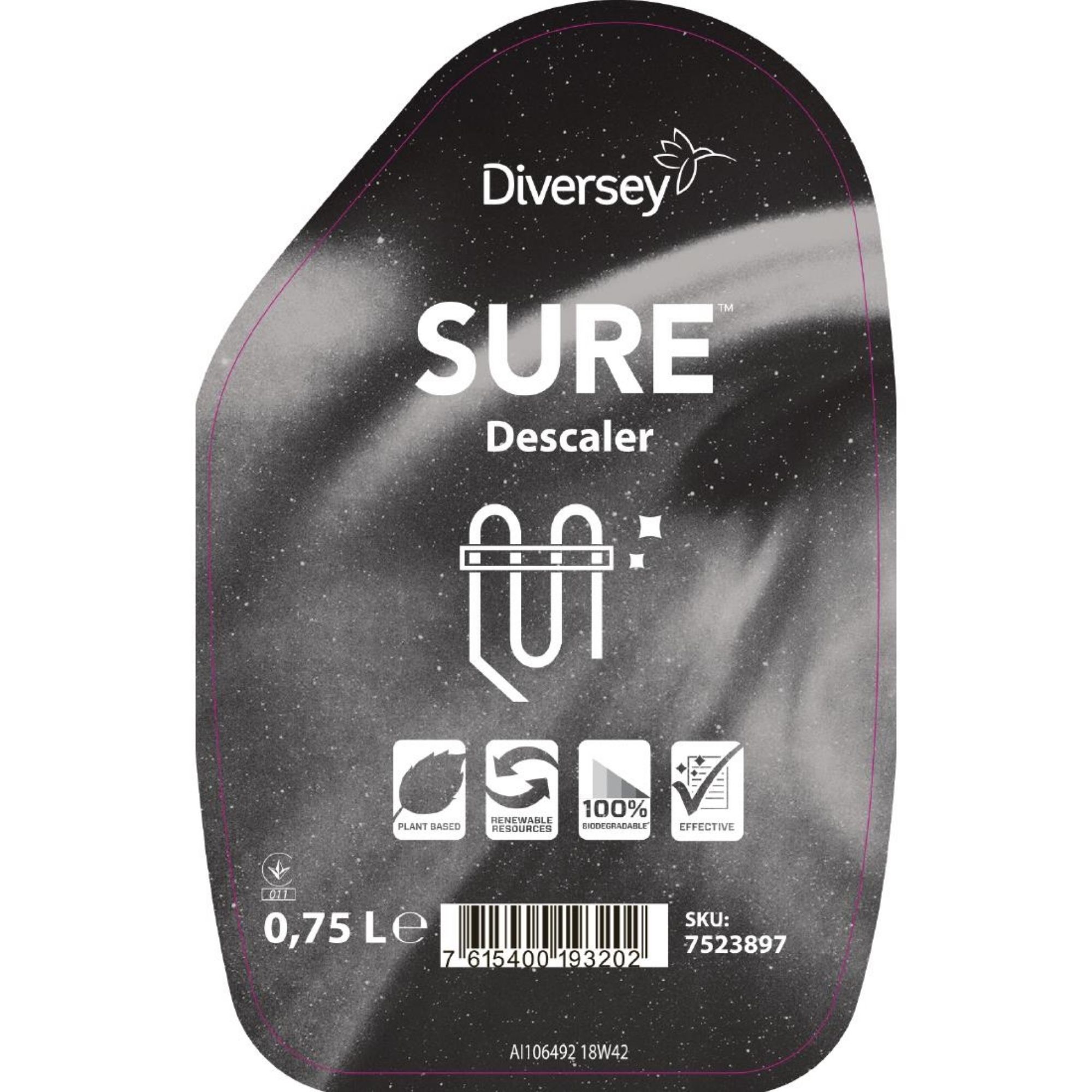 Picture of SURE Cleaner and Disinfectant / Descaler Refill Bottles 750ml (6 Pack)