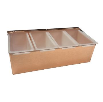 Picture of Beaumont 4 Compartment Condiment Holder Copper Plated