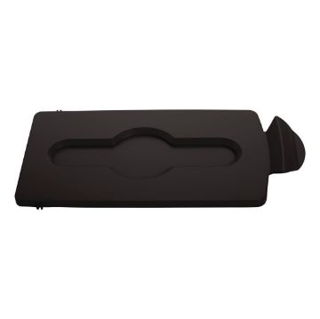 Picture of Rubbermaid Slim Jim Closed Lid Brown