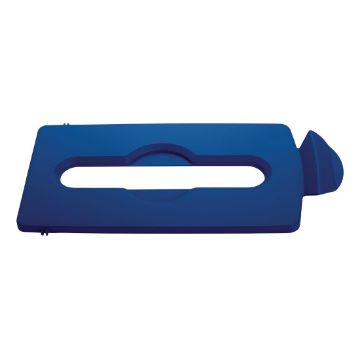Picture of Rubbermaid Slim Jim Paper Slot Lid Blue