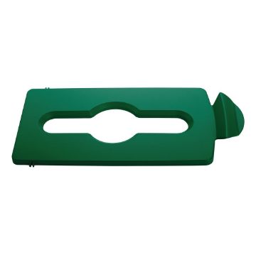 Picture of Rubbermaid Slim Jim Mixed Recycling Lid Green