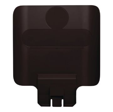 Picture of Rubbermaid Slim Jim Recycling Station Billboard Brown