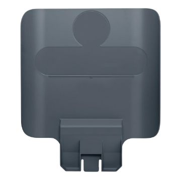 Picture of Rubbermaid Slim Jim Recycling Station Billboard Grey