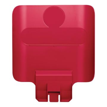 Picture of Rubbermaid Slim Jim Recycling Station Billboard Red