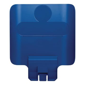 Picture of Rubbermaid Slim Jim Recycling Station Billboard Blue