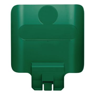 Picture of Rubbermaid Slim Jim Recycling Station Billboard Green