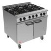 Picture of Falcon 6 Burner Dominator Plus Oven Range G3101 Natural Gas with Castors