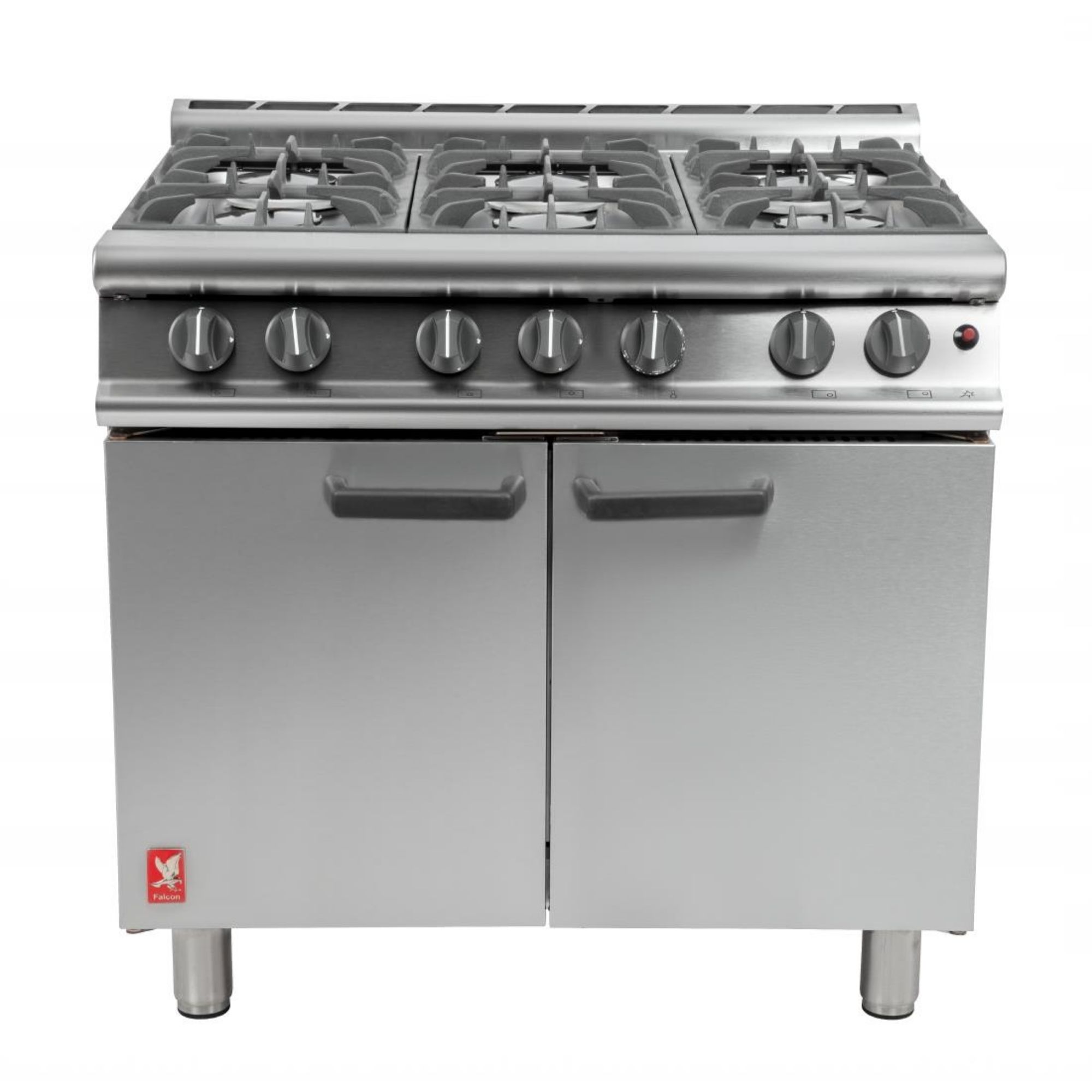Picture of Falcon 6 Burner Dominator Plus Oven Range G3101 Propane Gas with Feet