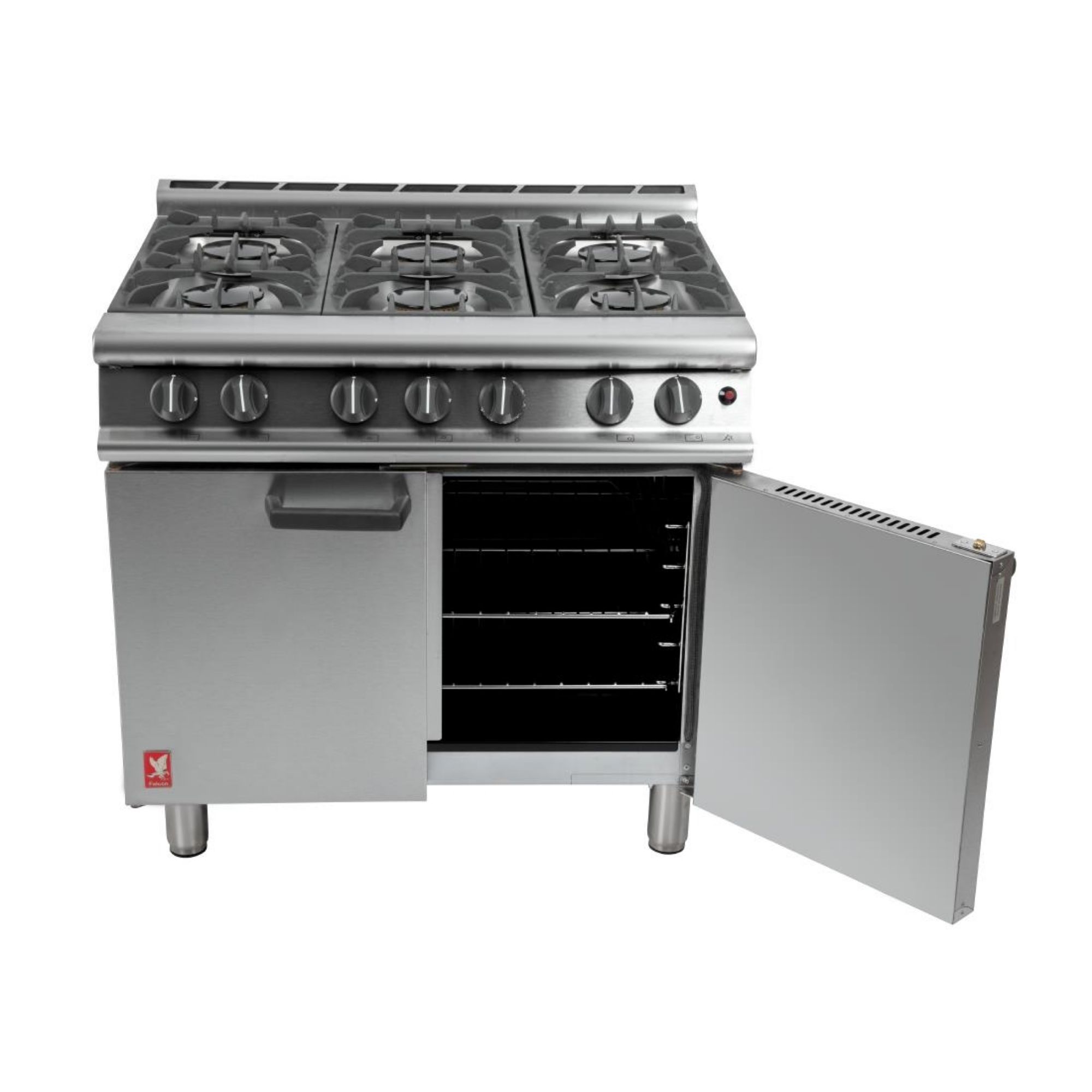 Picture of Falcon 6 Burner Dominator Plus Oven Range G3101 Propane Gas with Feet