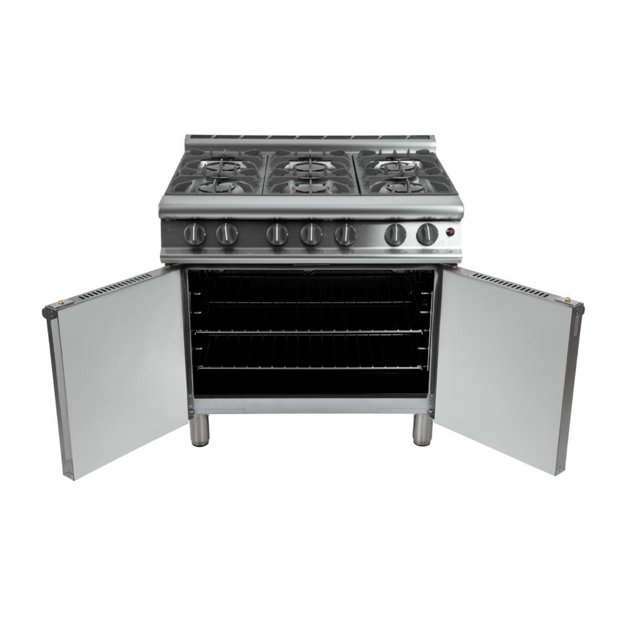 Picture of Falcon 6 Burner Dominator Plus Oven Range G3101 Propane Gas with Feet