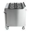 Picture of Falcon 6 Burner Dominator Plus Oven Range G3101 Natural Gas with Castors