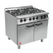 Picture of Falcon 6 Burner Dominator Plus Oven Range G3101 Natural Gas with Feet