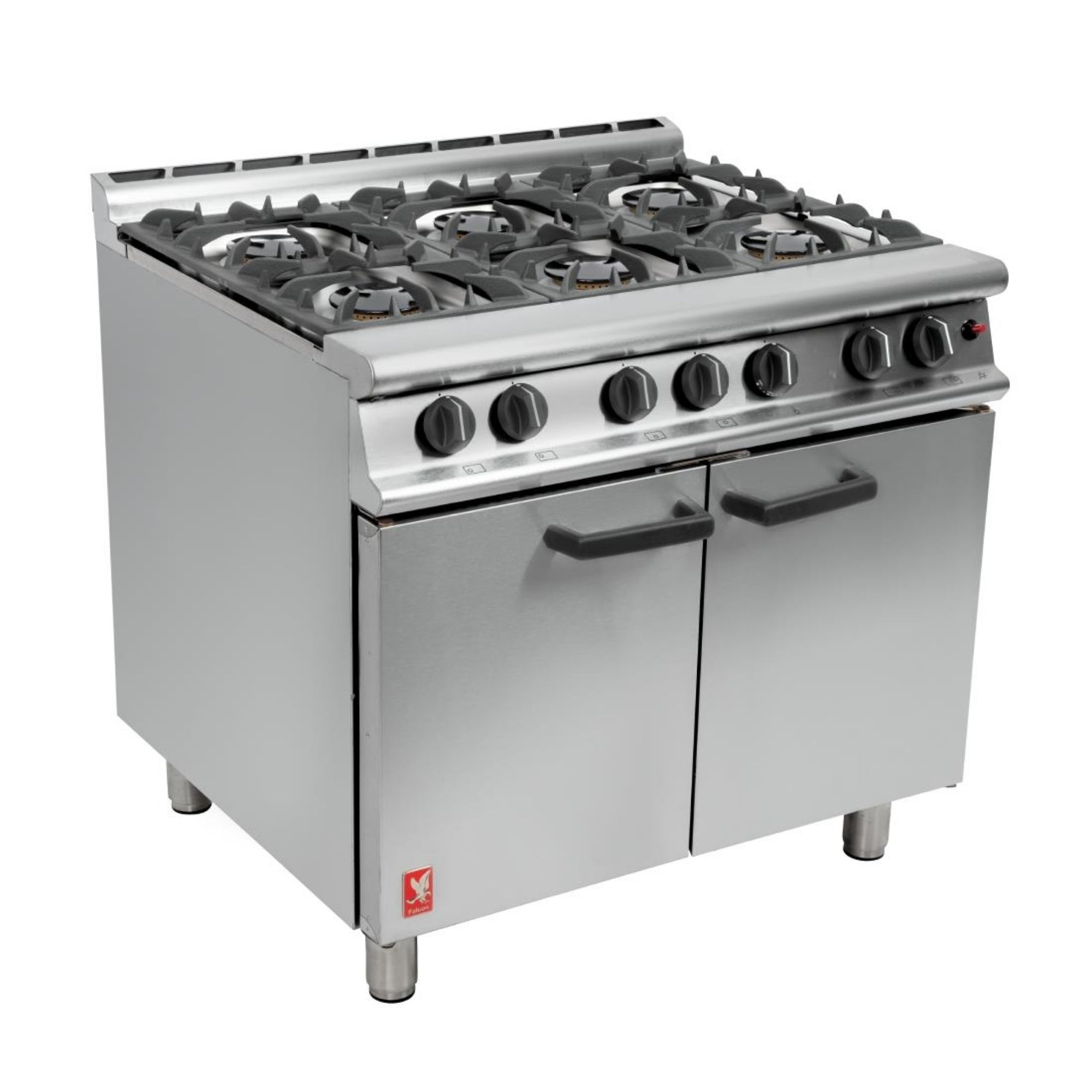 Picture of Falcon 6 Burner Dominator Plus Oven Range G3101 Natural Gas with Feet