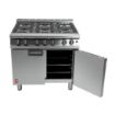 Picture of Falcon 6 Burner Dominator Plus Oven Range G3101 Natural Gas with Feet