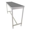 Picture of Gopak Enviro Indoor Storm Grey Rectangle Poseur Table 1200mm