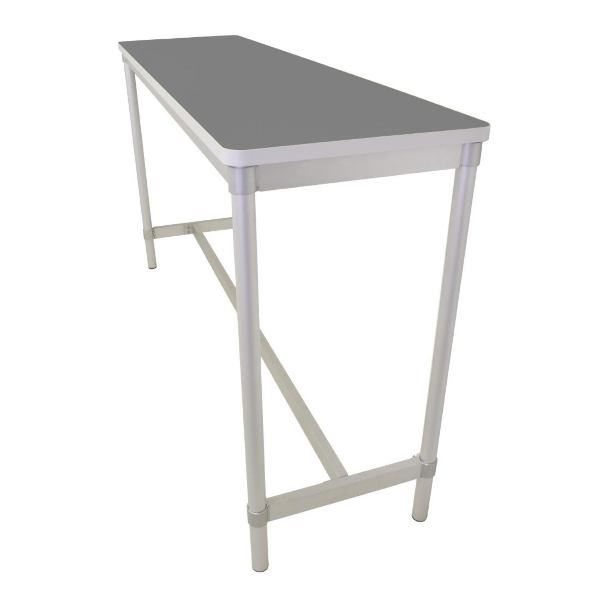 Picture of Gopak Enviro Indoor Storm Grey Rectangle Poseur Table 1200mm