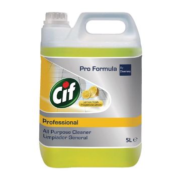 Picture of Cif Pro Formula Lemon All-Purpose Cleaner Concentrate 5Ltr