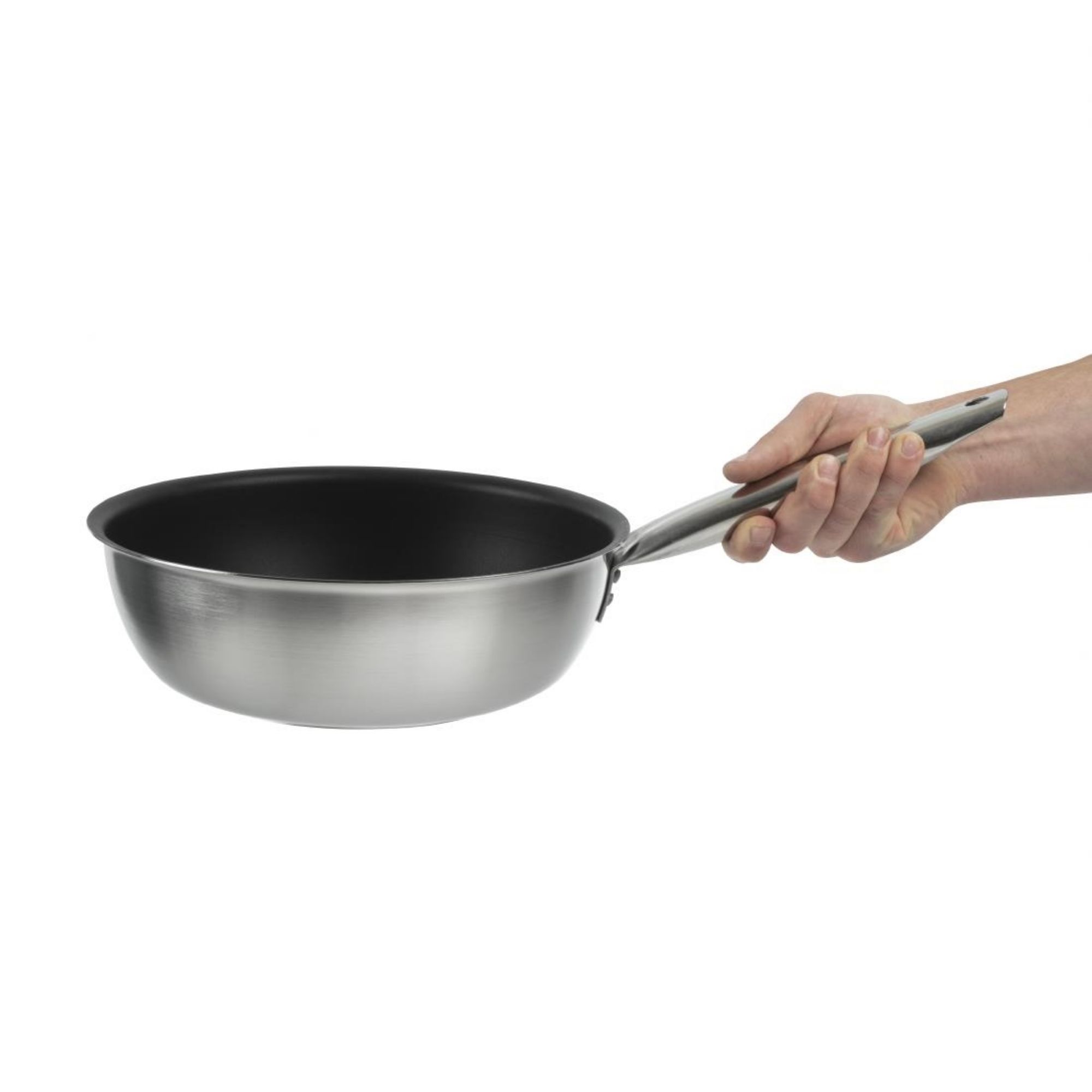 Picture of Matfer Bourgeat Tradition Stainless Steel Pro Non-Stick SautÃ© Pan 28cm