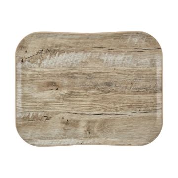 Picture of Cambro Versatray Century Non-Slip Light Oak Textured Wood Effect 330x430mm