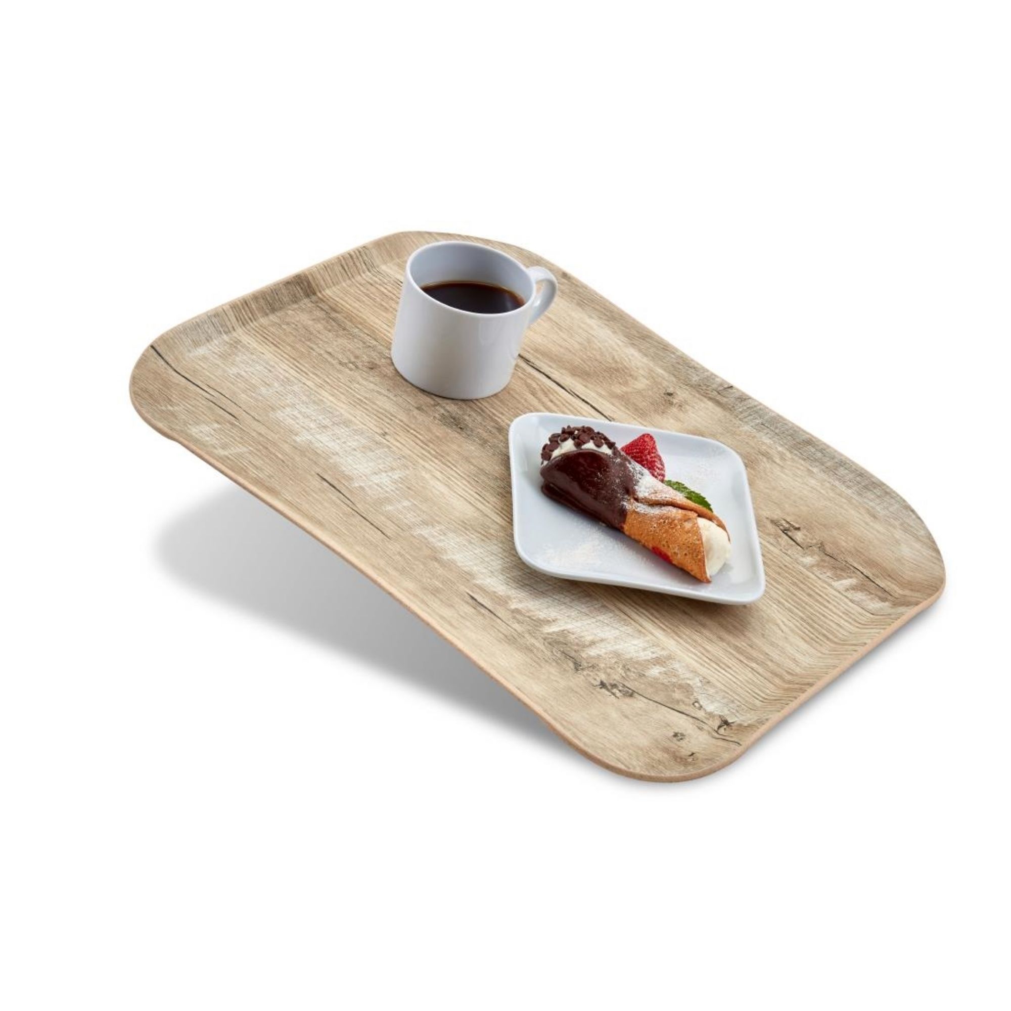 Picture of Cambro Versatray Century Non-Slip Light Oak Textured Wood Effect 330x430mm