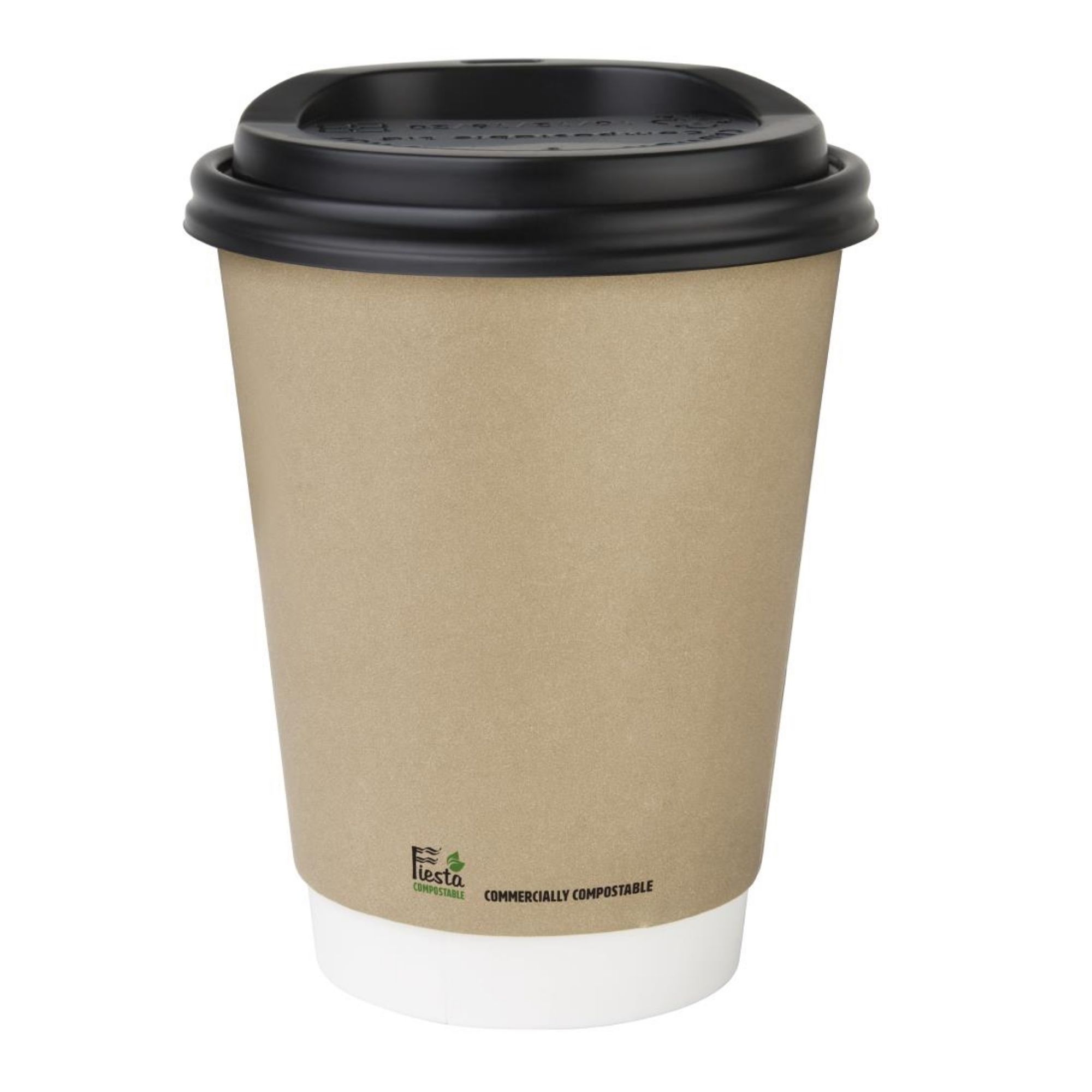 Picture of Fiesta Compostable Coffee Cups Double Wall 340ml (500 Pack)