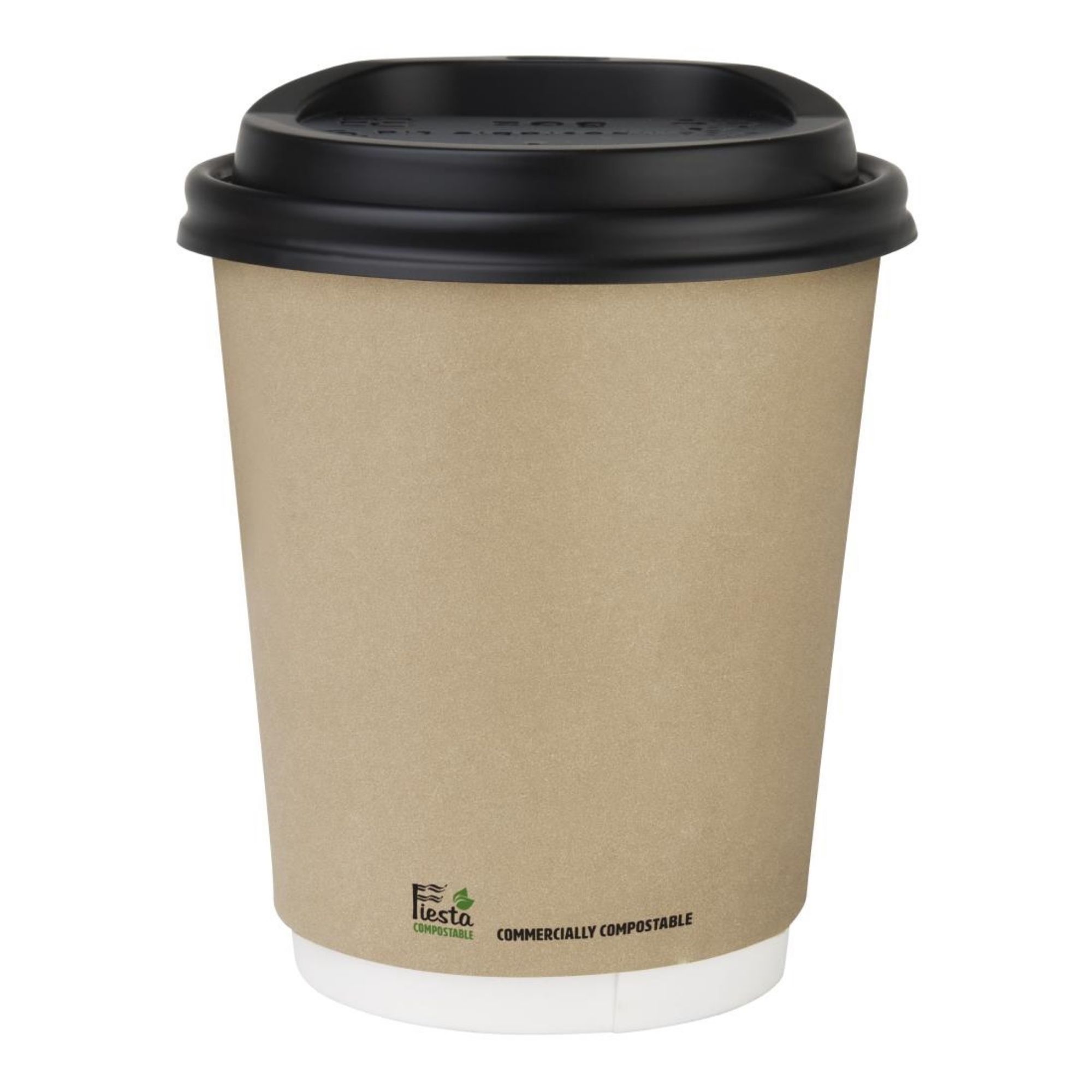 Picture of Fiesta Compostable Coffee Cups Double Wall 227ml / 8oz (500 Pack)